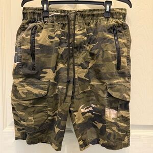 Kids Camo Cargo Shorts